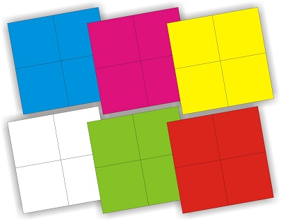 Кубики (4 куб) "Изучаем цвета" арт. 01323